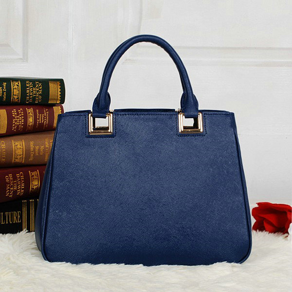 2014 Prada saffiano calfskin tote BN2245 royablue